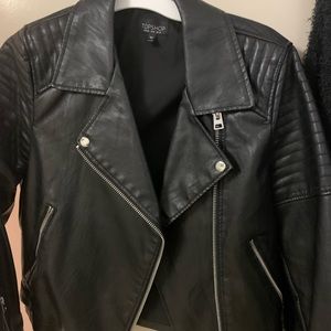 Topshop leather jacket